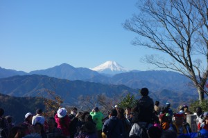 高尾山からの富士山